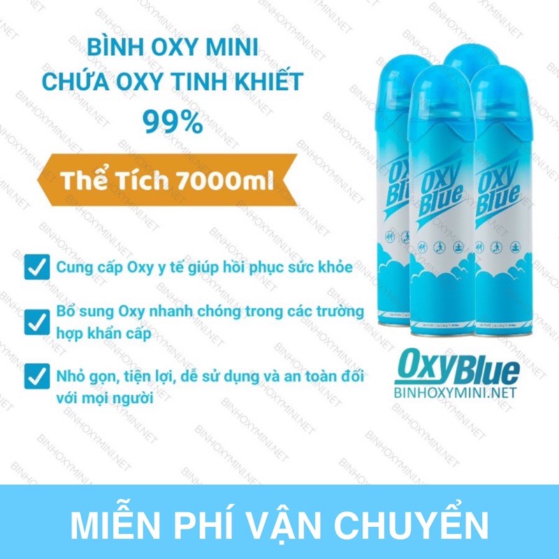 [HÀ NỘI] Bình Oxy Mini Cầm tay cung cấp Oxy tinh khiết 99%