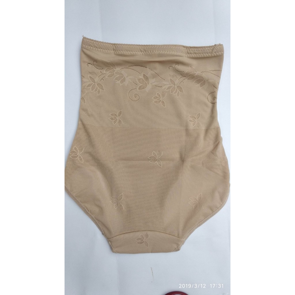 Quần lót nữ cạp cao gen bụng chất cotton lưới nhẹ mát | BigBuy360 - bigbuy360.vn