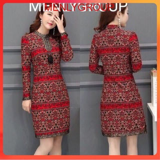 ĐẦM BODY HOẠ TIẾT THỔ CẨM