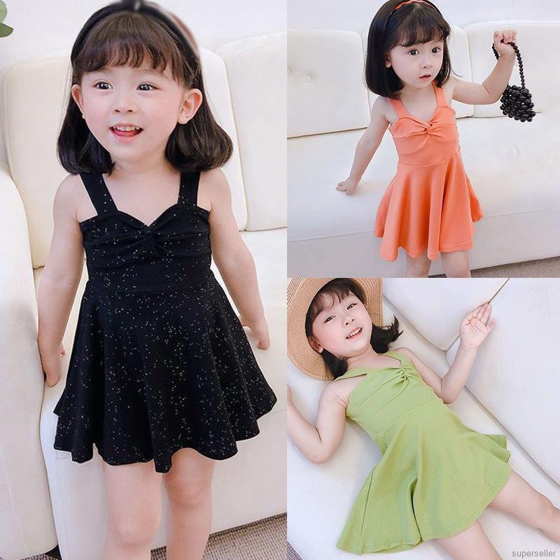 Đầm Công Chúa Không Tay Thời Trang Mùa Hè Hàn Quốc Cho Bé Gái 1-5 Tuổi