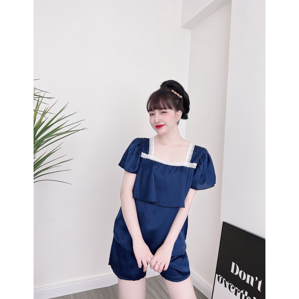 [Bigsize 50-100kg] Bộ Đùi Lụa Satin Bigsize Cho Nàng Múp Xinh