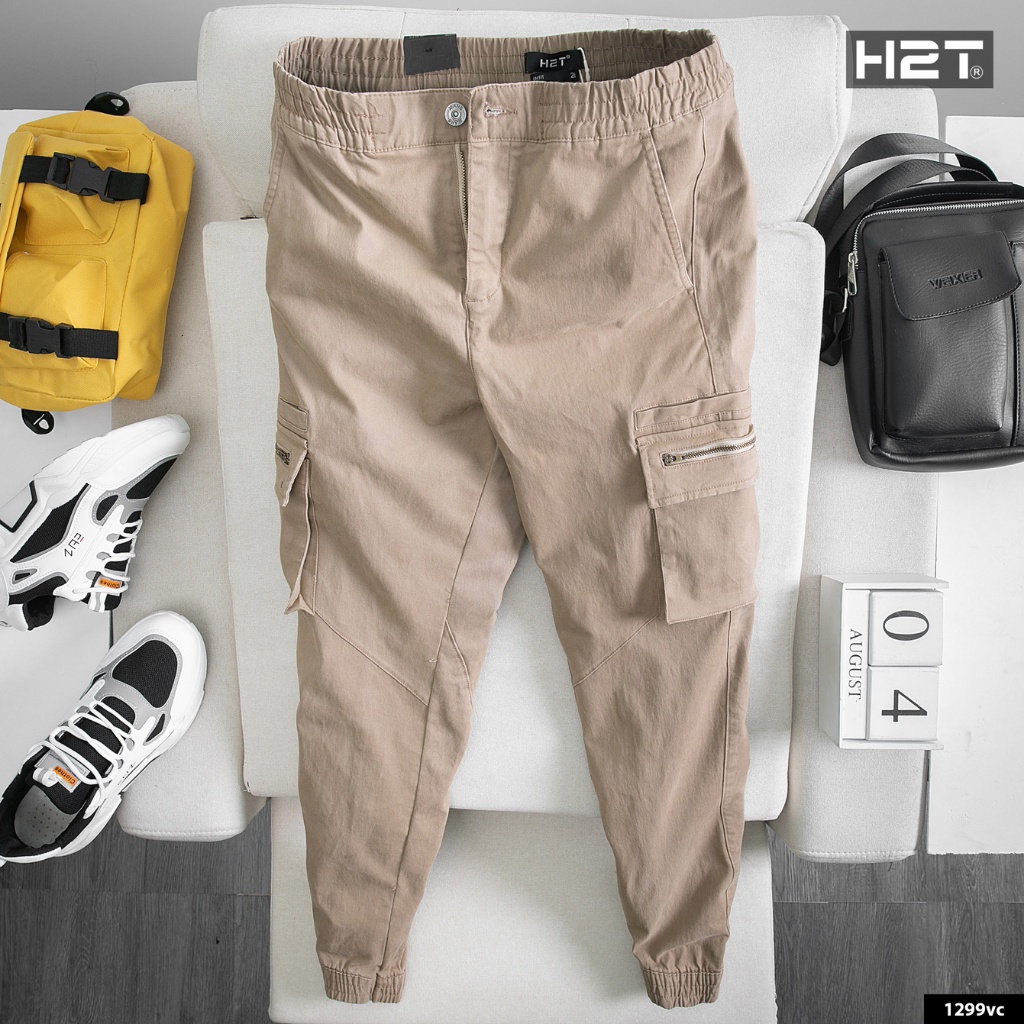 Quần Jogger Nam H2T Leading Fashion Trend Form Dáng Slim Fit Ôm Chân Tôn Dáng, Bo Ống Cùng 2 Túi Hộp 2 Bên 1299