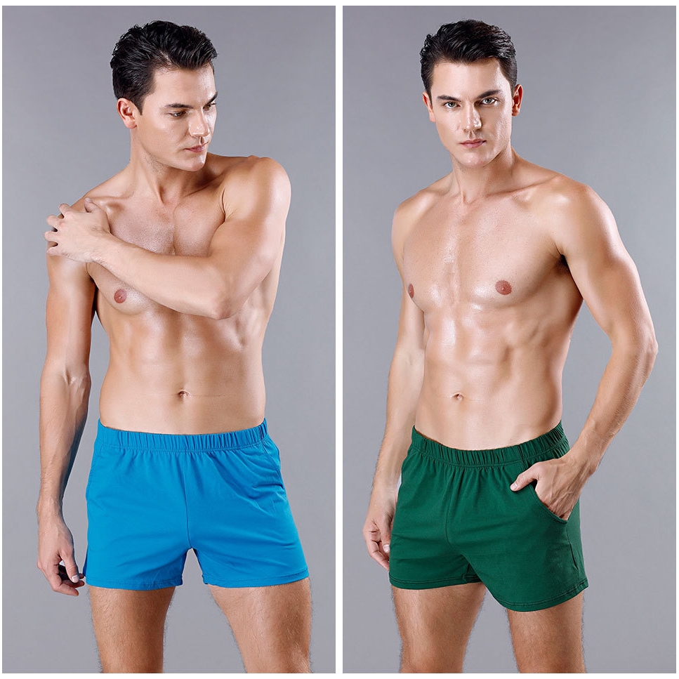 Quần Short Cotton Dáng Rộng Thoáng Khí Thời Trang Mùa Hè Cho Nam