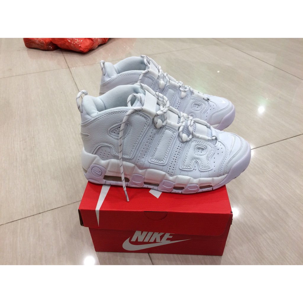 giày thể thao NIKE AIR MORE UPTEMPO FULL TRẮNG