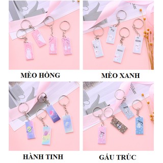 Móc Khóa Chữ Nhật Các Loại