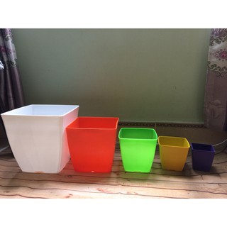 Chậu nhựa vuông size 9 -15cm