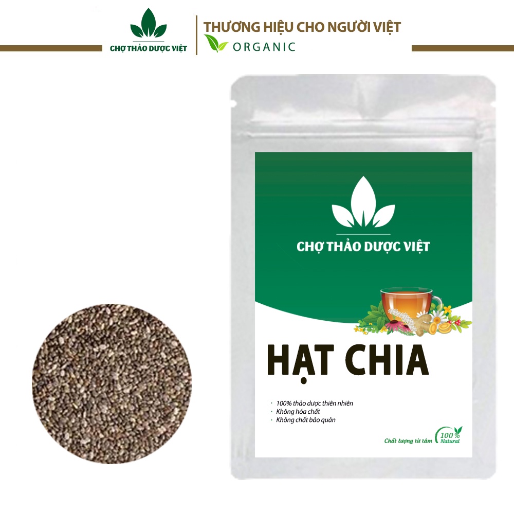 Hạt chia hữu cơ 500g ( Hạt chia úc dành cho người ăn kiêng) - Chợ Thảo Dược Việt