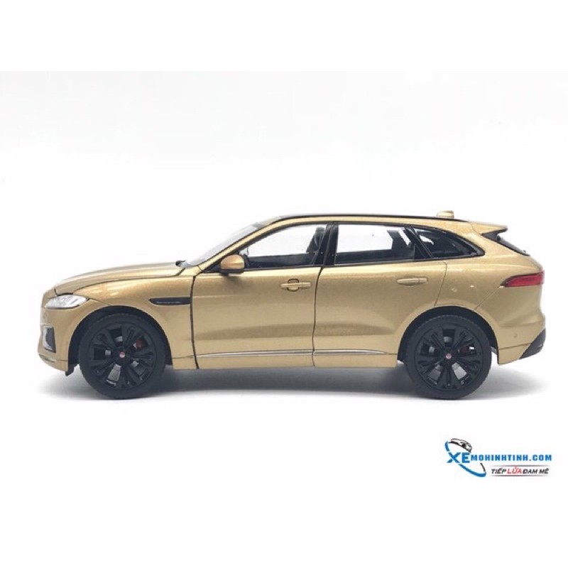 Xe Mô Hình Jaguar F-Pace WELLY 1:24 (Vàng Đồng )