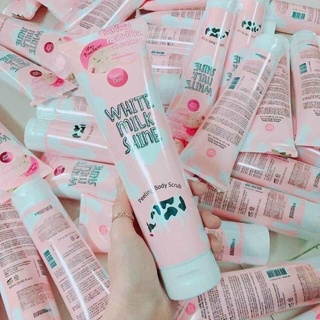 [Chính hãng ] Tẩy Tế Bào Chết Body Bò Thái Lan Cathy Doll White Milk Shine Peeling Body Scrub 320ml