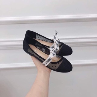 Giày búp bê lứoi chấm bi do