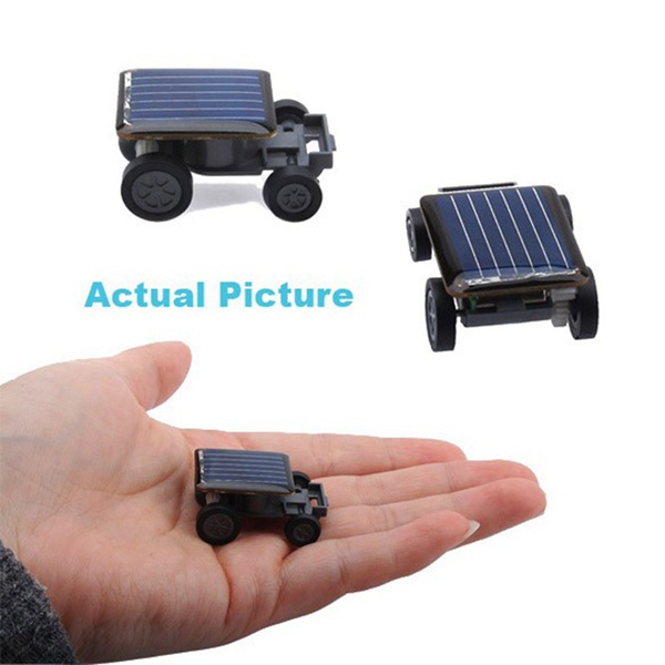 Đồ Chơi Xe Chạy Bằng Năng Lượng Mặt Trời Mini Chất Lượng Cao Màu Đen