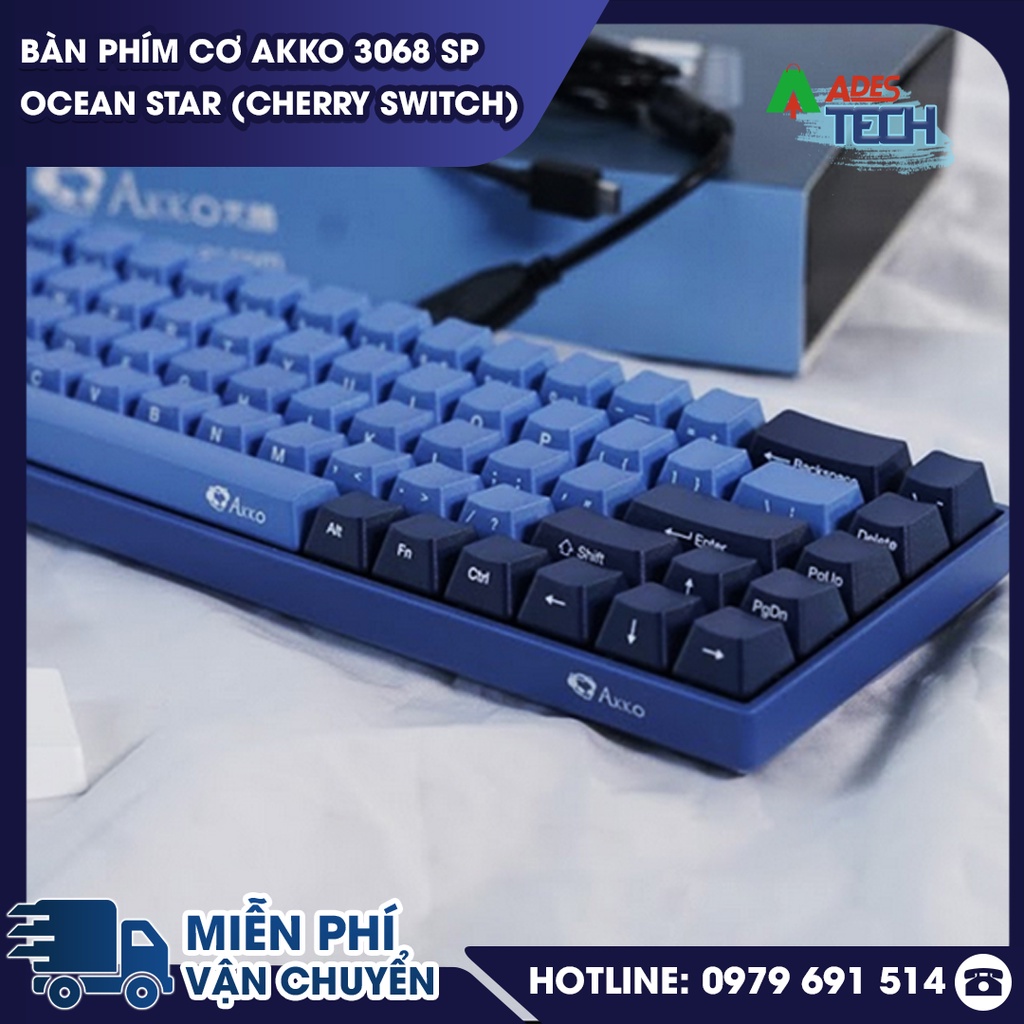 Bàn phím cơ AKKO 3068 SP Ocean Star  | Bảo hành 12 tháng