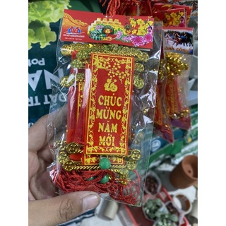 (TẾT) Combo 5 Liễn Treo Tết - Câu Đối Tết, Liểng Treo Cây