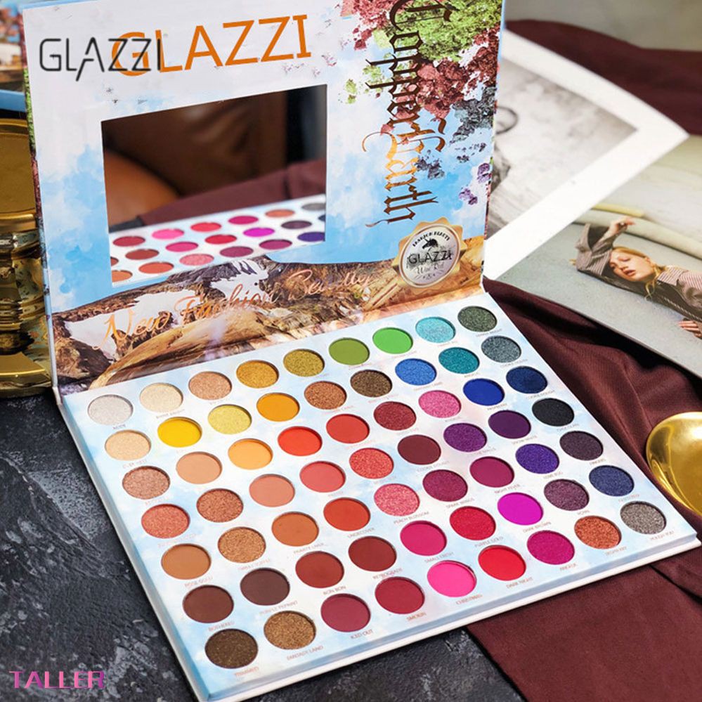 (Hàng Mới Về) Bảng Phấn Mắt Glazzi 63 Màu Tông Lì Và Kim Tuyến Chống Nước | BigBuy360 - bigbuy360.vn