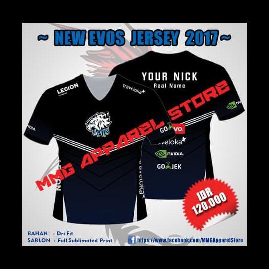 Mới Áo Thun Jersey / T-Shirt Dota 2 Team Evos 2017 - Axtatex, 1 Giá Rẻ Cho Bé Trai