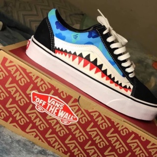 Giày  custom bape xanh