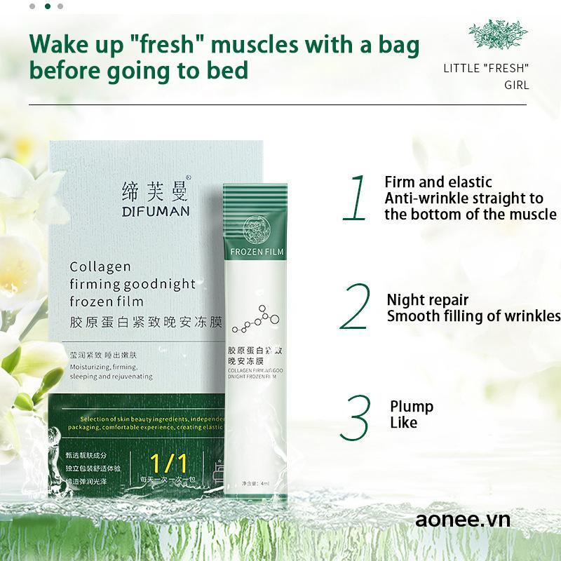 ✨✨Bộ 20 Mặt Nạ Ngủ Collagen Dưỡng Ẩm Làm Săn Chắc Da Mặt 4Ml × 20 Miếng