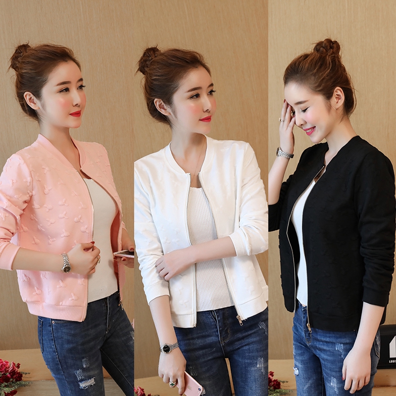 Áo Khoác Nữ Tay Dài Màu Sắc Thời Trang