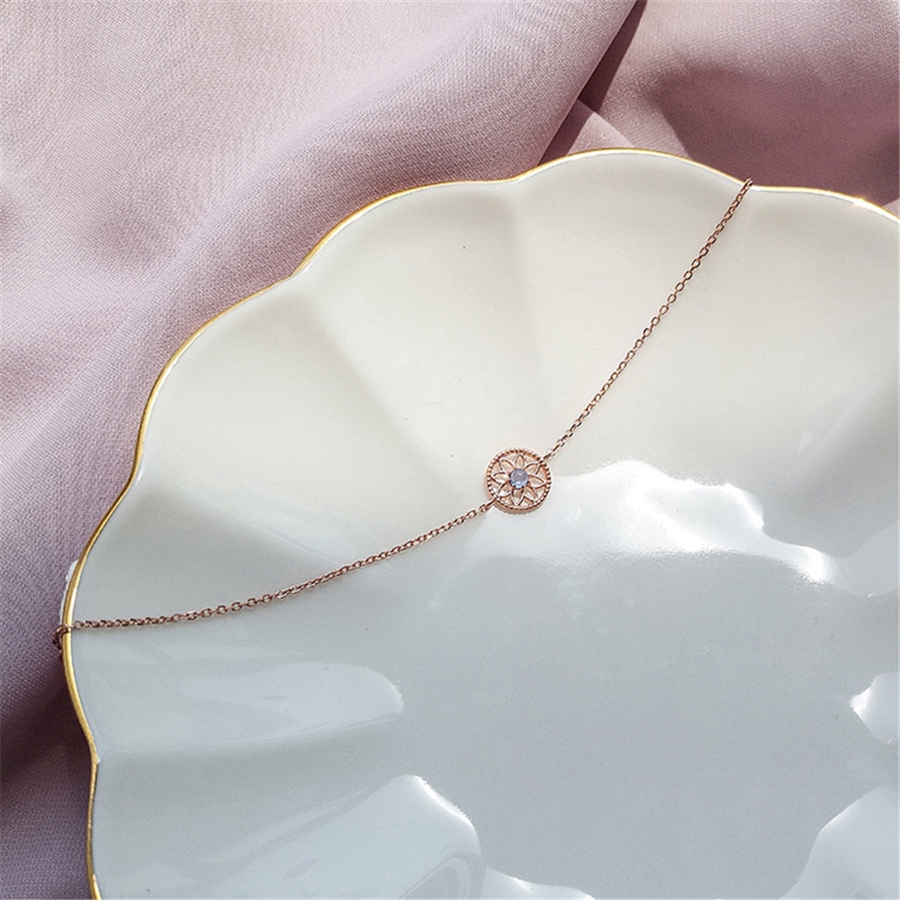 Vòng đeo tay hình hoa hướng dương phong cách Hàn Quốc