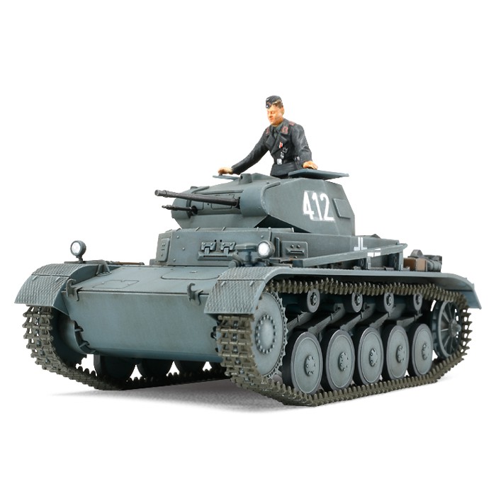 Mô Hình Lắp Ráp Tank Panzer kampfwagen II Ausf ABC Chính hãng Tamiya Tỉ Lệ 1/35