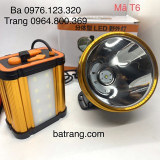 Mã T6 Đèn pin siêu sáng 300W pin khủng có cổng Usb đèn soi nấm mối