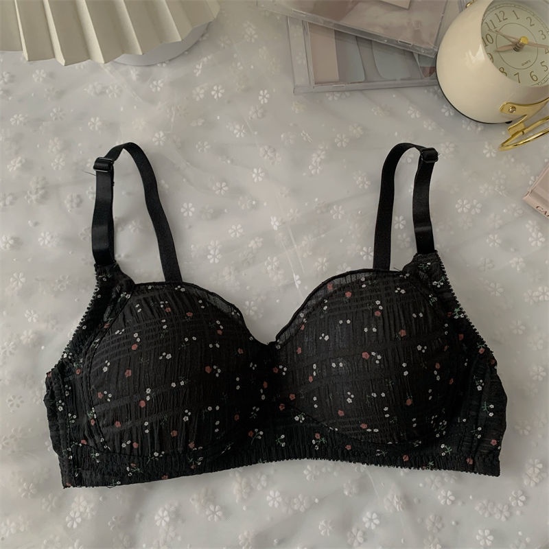 Áo Lót Nâng Ngực Không Gọng Không Đường May Size 32-38AB In Họa Tiết Hoa Xinh Xắn Thời Trang Cho Nữ | BigBuy360 - bigbuy360.vn