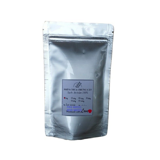 Gói 50gr Bột phèn chua chưng cất nguyên chất (Phèn phi) | BigBuy360 - bigbuy360.vn