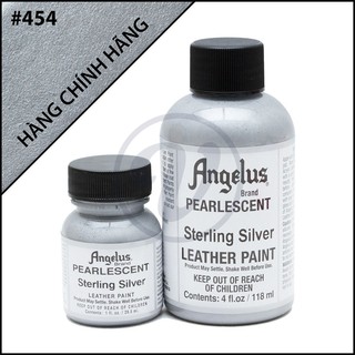 [CHÍNH HÃNG - KHÔNG CHIẾT] Sterling Silver 454 - Màu ANGELUS Leather Paint Pearlescent vẽ da, vải, custom giày