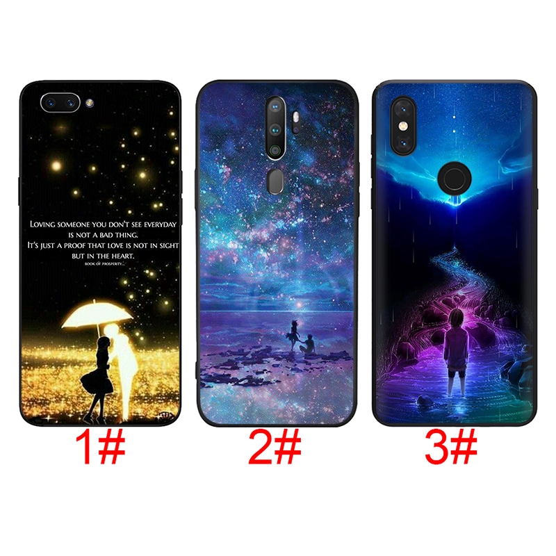 E58 Fantasy starry sky OPPO A7X A9 F7 F9 F11 X2 Pro K3 K5 Reno 2 Z 3 2Z 2F 3 10X ACE Pro Soft Phone Case