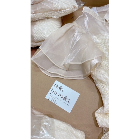 ĐẦM REN PHA TƠ ORGANZA by MULLET