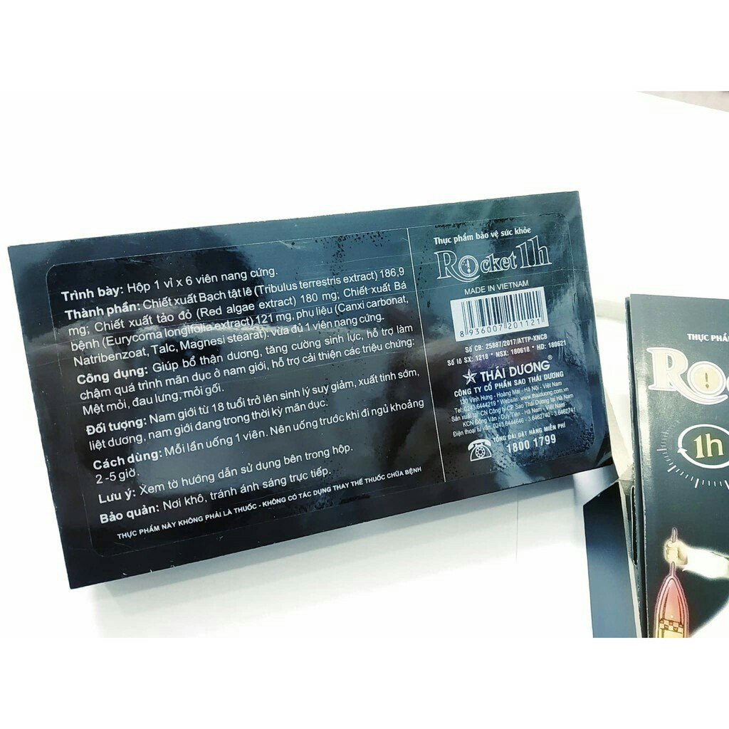 [Chính hãng] Rocket 1h - Tăng cường sinh lý nam - giá 1 viên | BigBuy360 - bigbuy360.vn