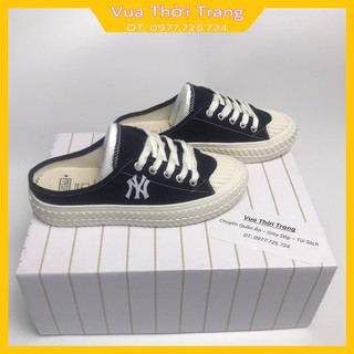 Giày thể thao saenker giày sục nữ đạp gót đen cao cấp - vua thời trang !
