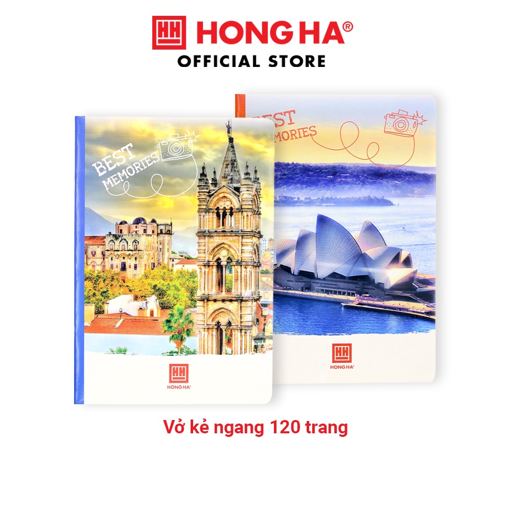 Vở kẻ ngang 120 trang Hồng Hà - 1687 honghagroup