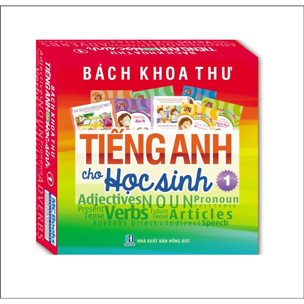 sách - Combo Trọn Bộ Bách Khoa Thư Tiếng Anh Cho Học Sinh Tập 1 + Tập 2