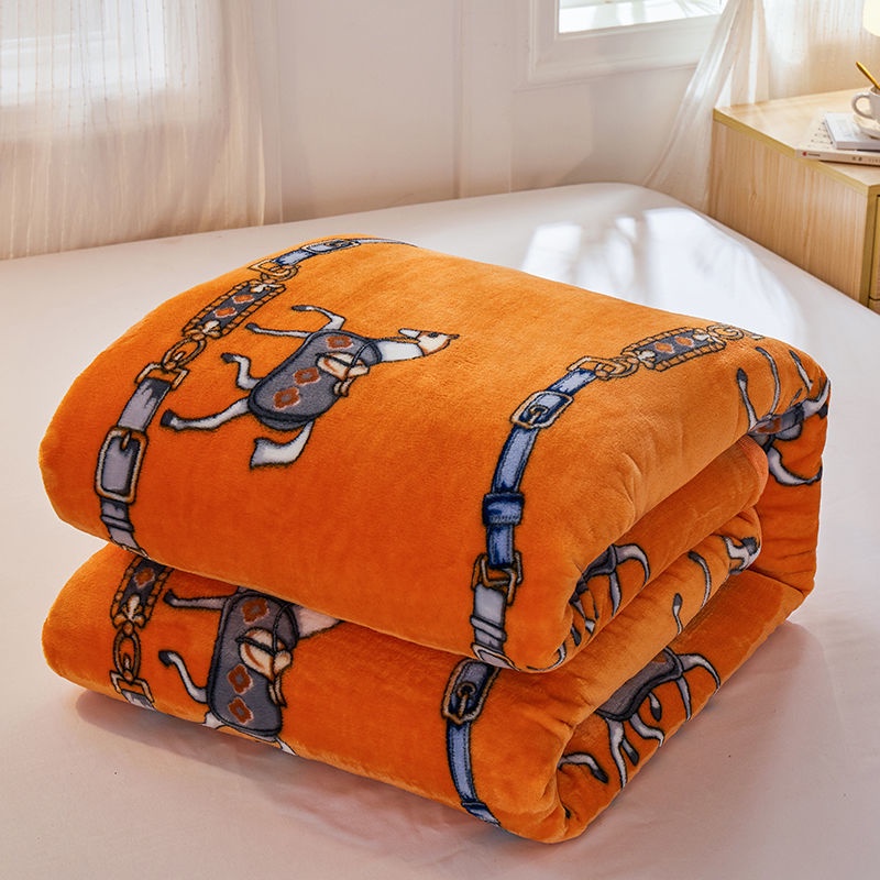 Chăn Vải Flannel Mềm Mại Giữ Ấm Mùa Đông Dùng Khi Đi Du Lịch
