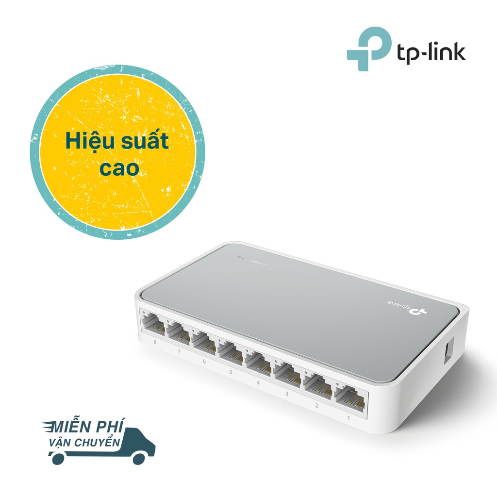 Bộ chia tín hiệu 8 cổng TP-Link 8 port switch 10/100 Mbps Kiểm soát lưu lượng TL-SF1008D