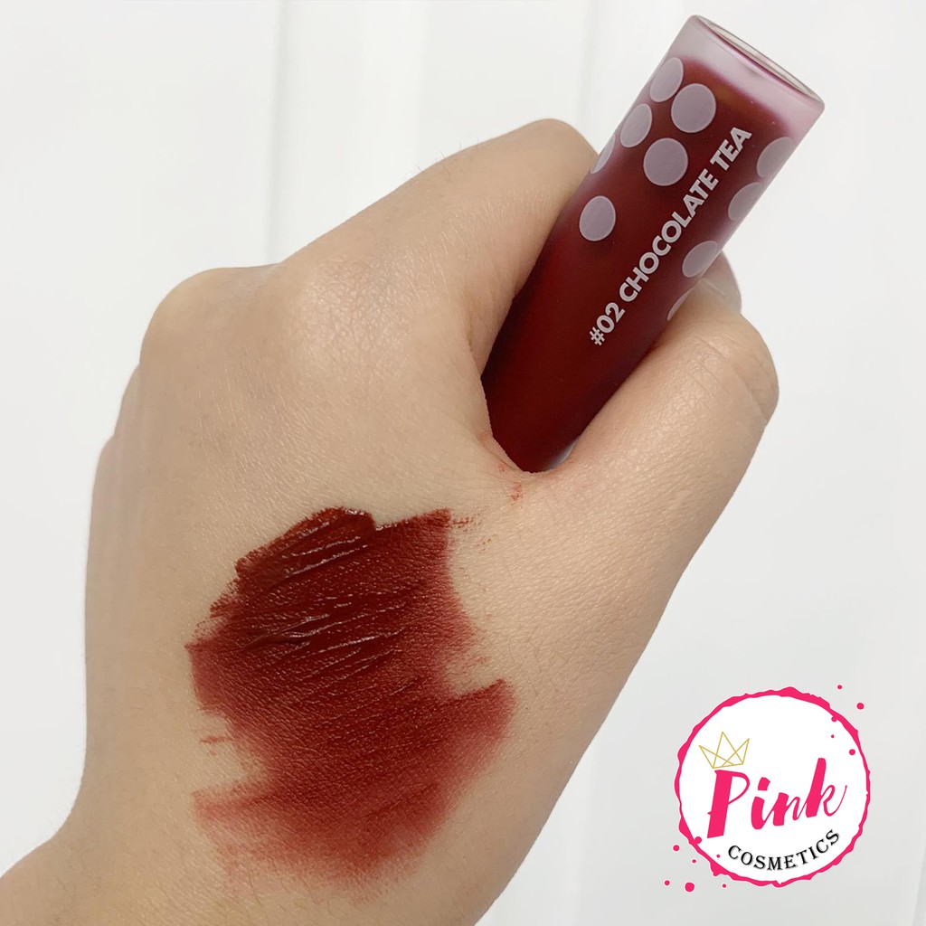 (THANH LÝ) Son Kem Lì, Mịn Mượt Như Nhung Romand Milk Tea Velvet Tint