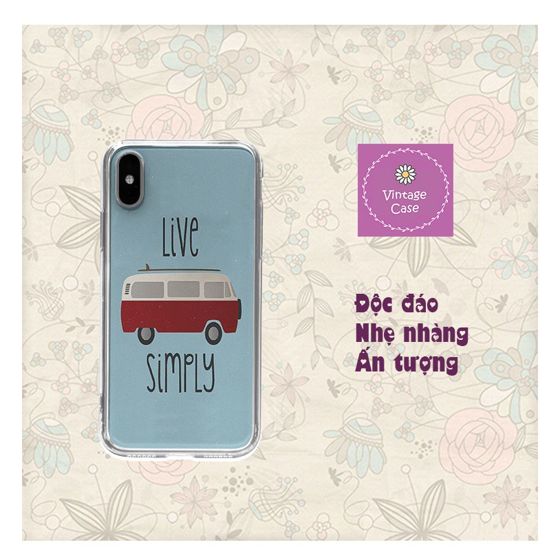 Ốp Lưng Quote Life simple hình oto bus nền xanh Iphone 7/7Plus/8/8Plus/X/Xs/Xs Max/11/11 Promax/12/12 Promax TXT20210133