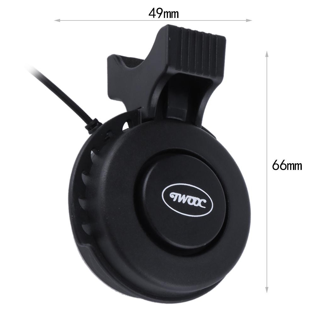 Chuông điện gắn tay cầm xe đạp có cổng sạc USB tiện dụng