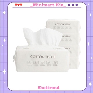 Khăn lau mặt dùng 1 lần cotton tissue, có thể tẩy trang, dùng cho bé yêu, lau đa năng