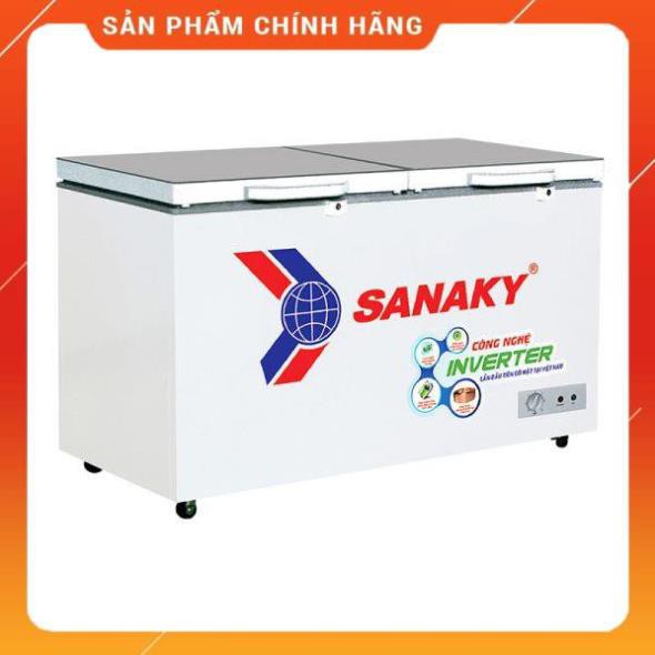 [ FREE SHIP KHU VỰC HÀ NỘI ] Tủ đông Sanaky Inverter VH-VH-4099A4K mặt kính cường lực  - Bmart247 BM