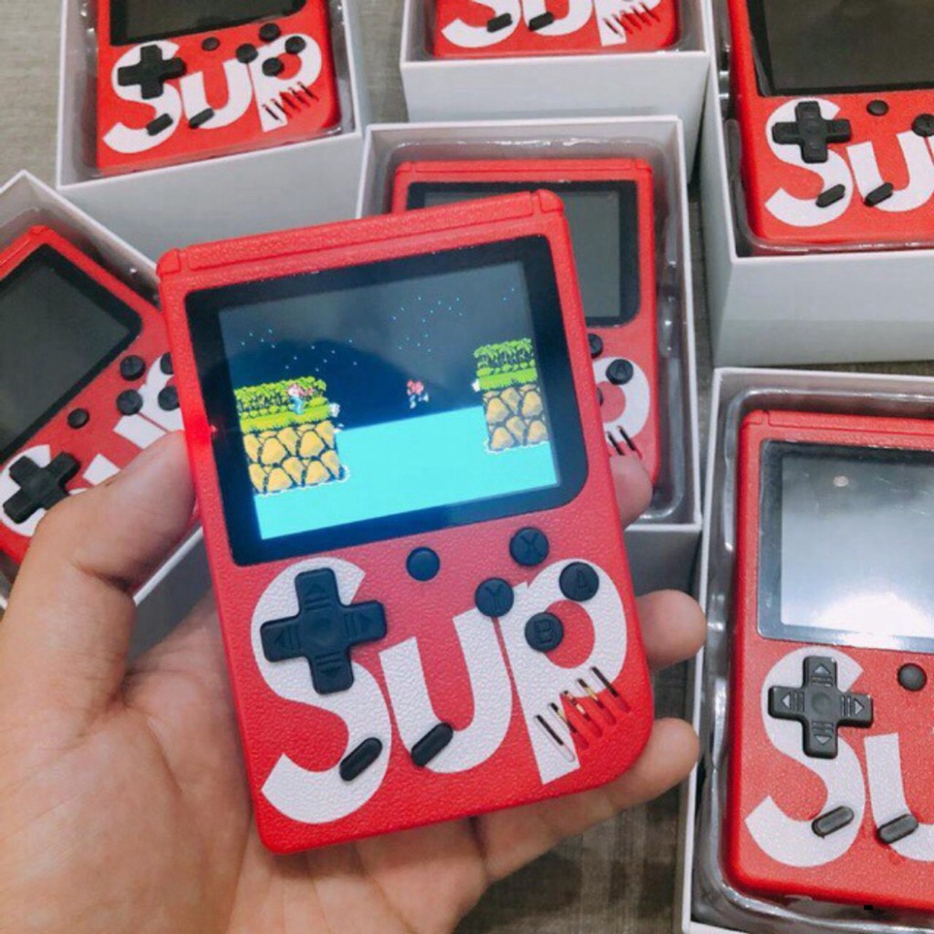 Free Ship MÁY CHƠI GAME 4 NÚT CẦM TAY SUP GAME BOX 400 IN 1 PLUS -dc3390