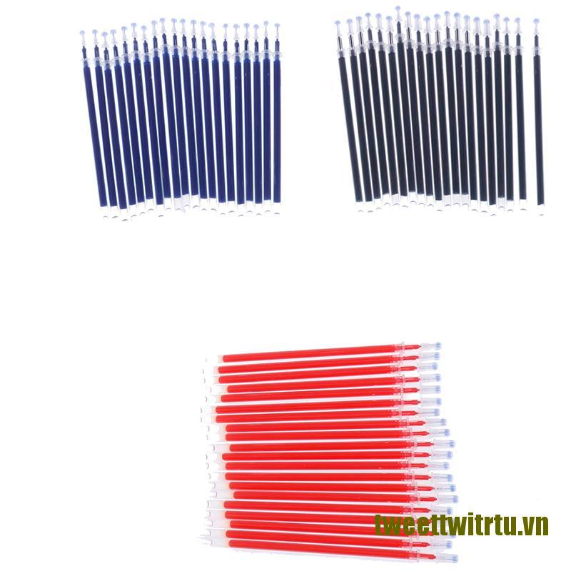 Set 20 ruột bút mực dạng gel ngòi 0.38mm thay thế tiện lợi