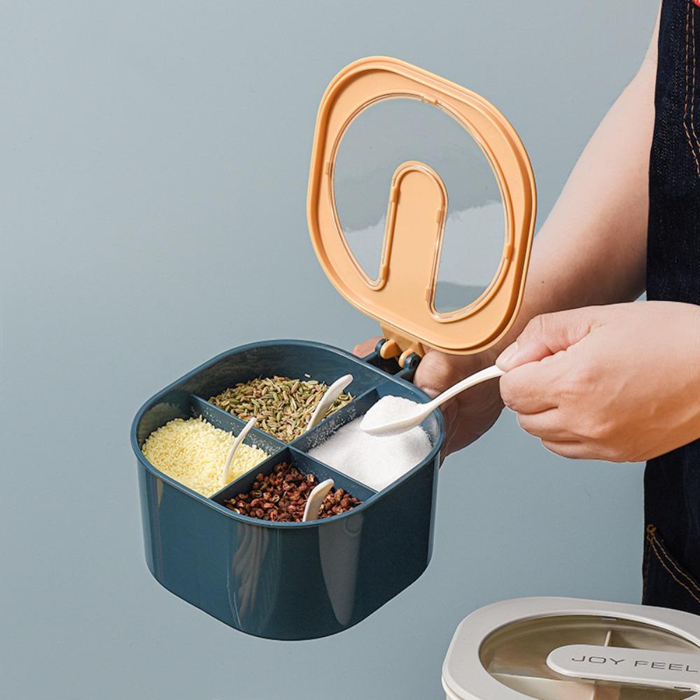 EBINLANDS Hộp Đựng Gia Vị Trong Suốt Tiện Lợi