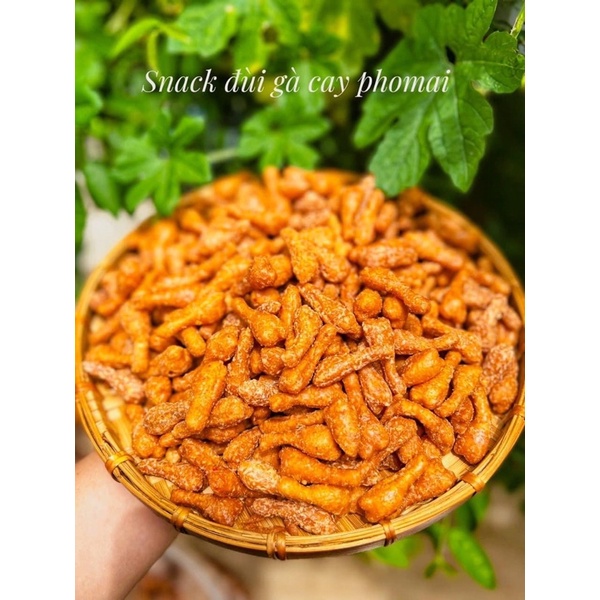 HCM ăn vặt truyền thống-1000g snack Đùi gà phô mai - bim bim đùi gà