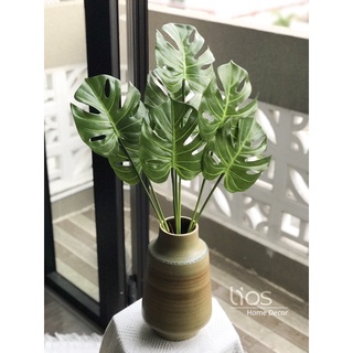 Cành lá giả decor/ trang trí- Lá môn kiểng- LA12