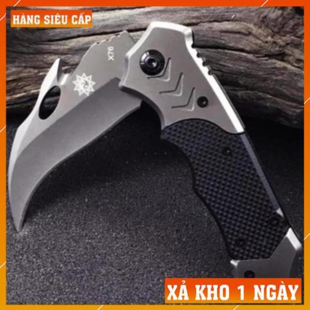 Dao Phượt Gấp Cao Cấp Chính Hãng karambit X76 - Dao Phượt Đa Năng Giá Rẻ Quân Đội