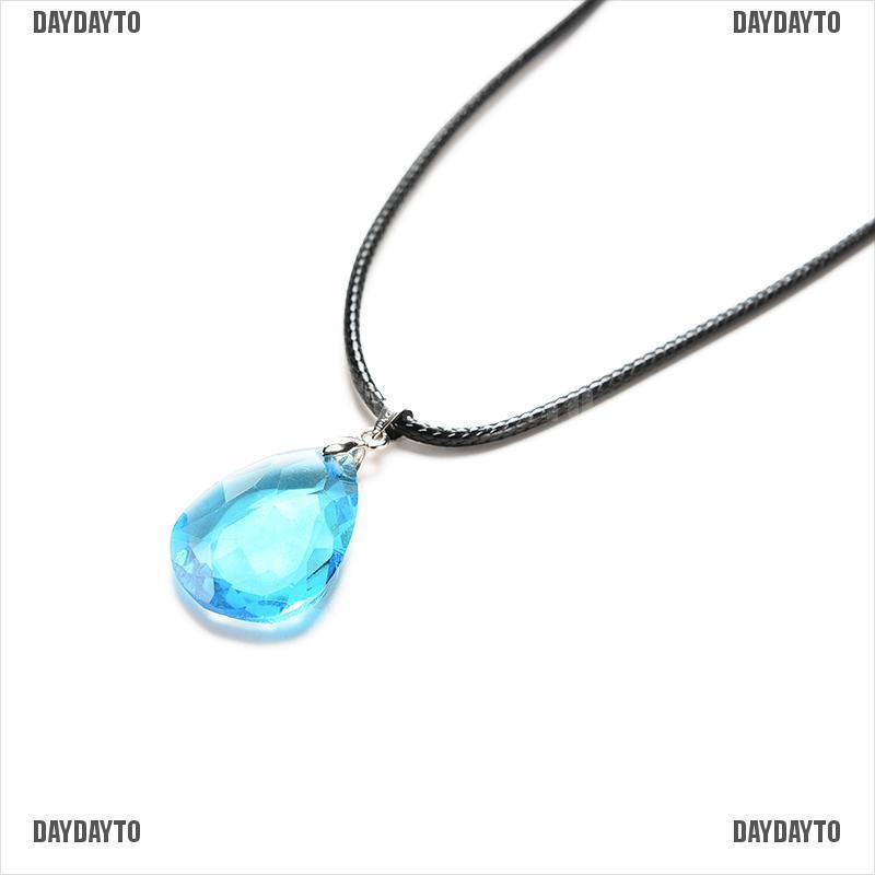 [DAYDAYTO] Cosplay Light blue Crystal Necklace for Sword Art Online SAO Kirito Asuna