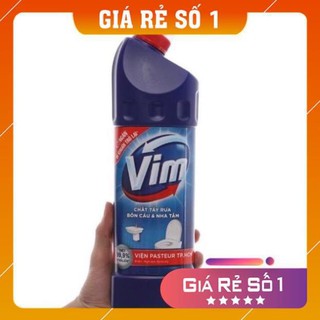 Nước tẩy bồn cầu, nhà tắm Vim Diệt khuẩn chai 900ml 4.9 (shopmh59)