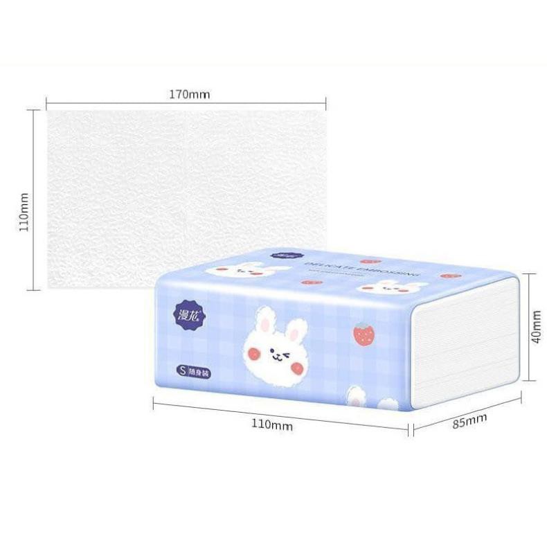 THÙNG 40 GÓI GIẤY RÚT HÌNH THỎ SIÊU DAI  (Kho Gia Dụng Ngọc Hân)